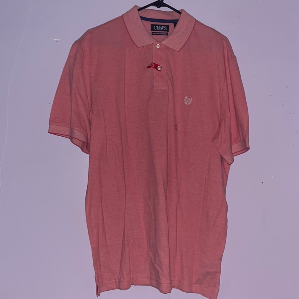 Large pink Chaps men Polo-T Never worn